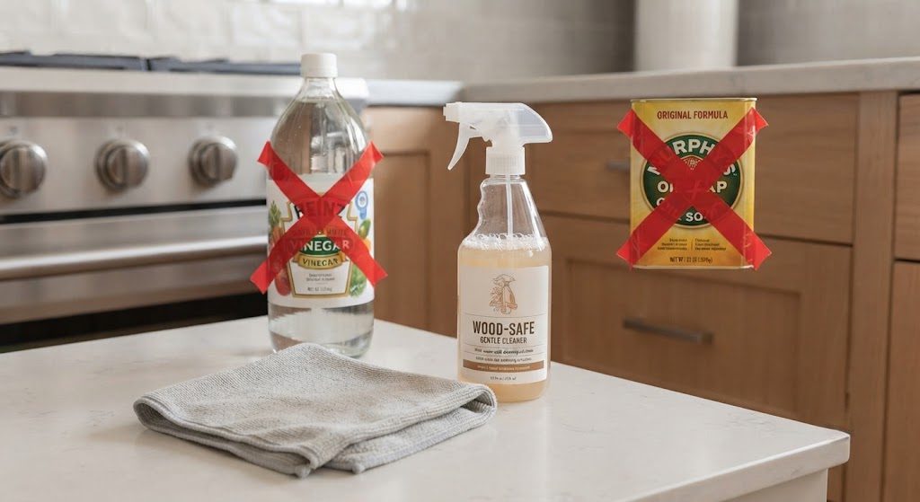How to Clean and Maintain Wood Cabinetry Without Ruining the Finish