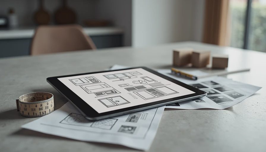 Visual context for kitchen design tool