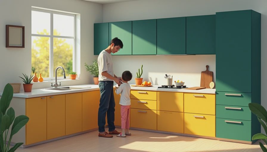 Visual context for kitchen cabinet ideas