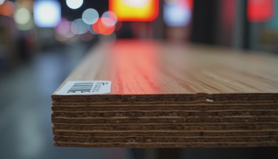 Visual context for hardwood plywood