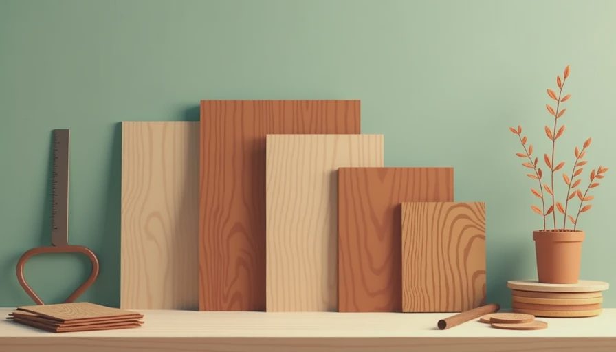 Illustration for wood veneer sheets