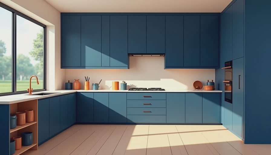 Visual context for shaker cabinets