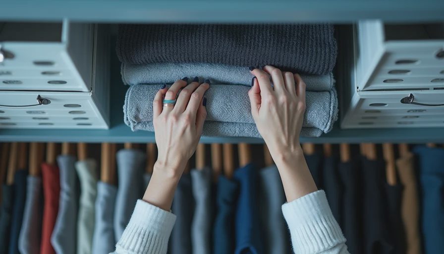 Illustration for closet shelving