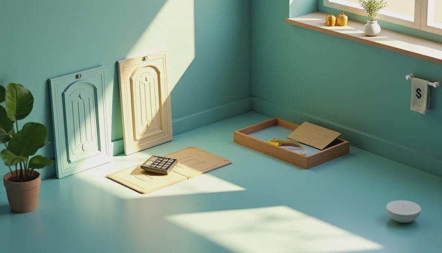 Illustration for bathroom cabinets for cheap