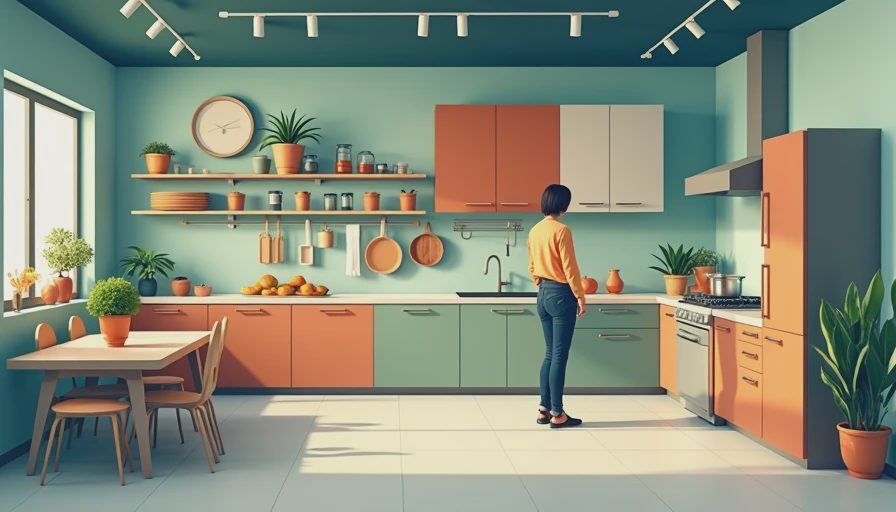 Visual context for affordable cabinets